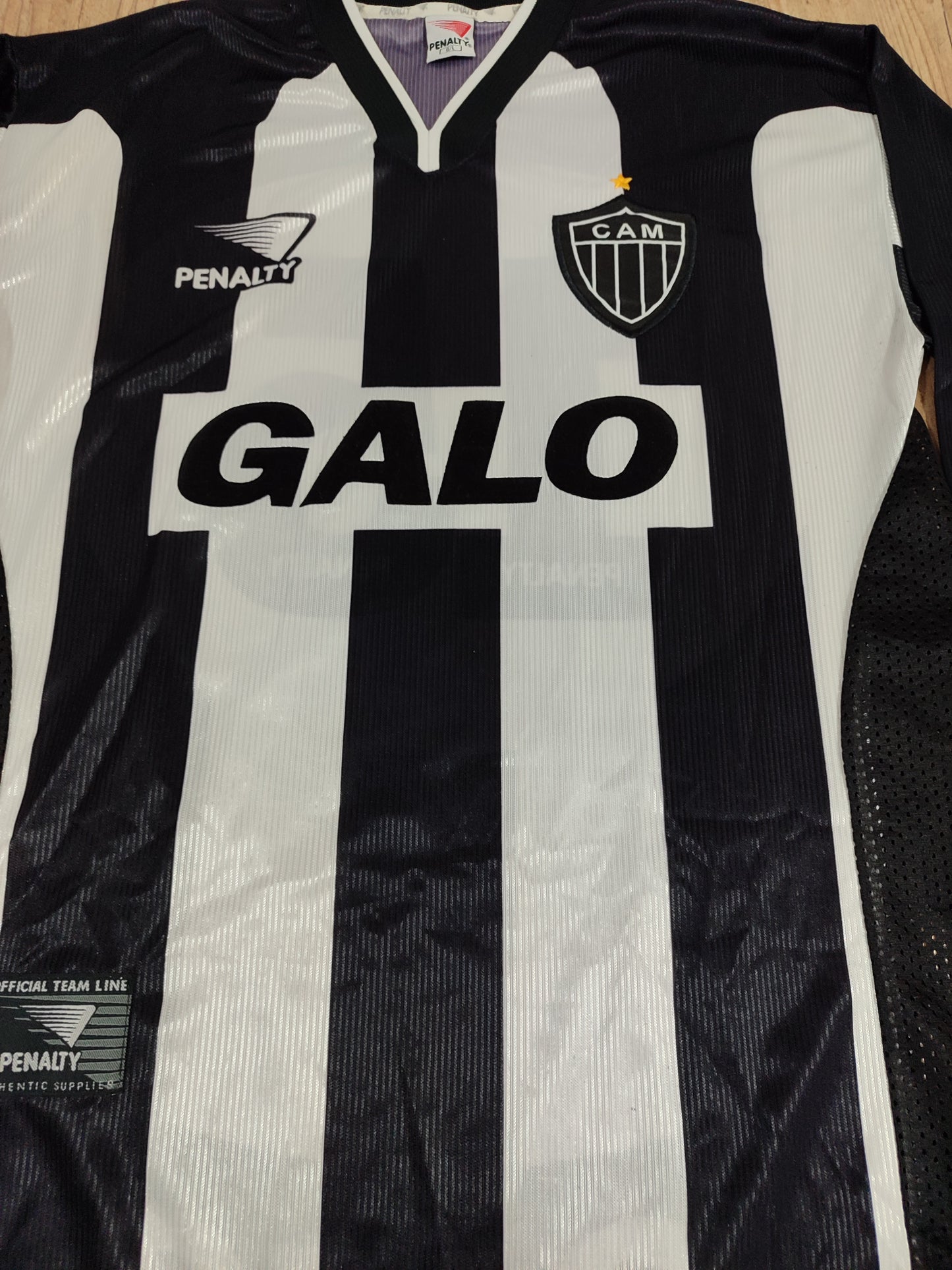 Camisa Atlético Mineiro - Galo - Rara - Manga Longa - de Jogo - Mancini - 2000 - Intacta