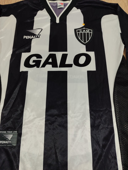 Atlético Mineiro Shirt - Rooster - Rare - Long Sleeve - Game - Mancini - 2000 - Intact