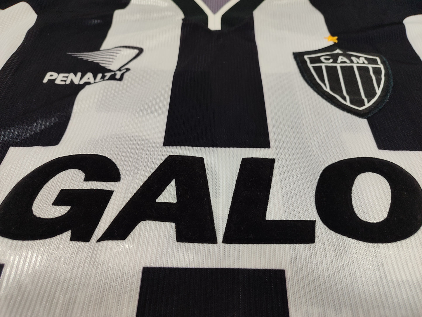 Camisa Atlético Mineiro - Galo - Rara - Manga Longa - de Jogo - Mancini - 2000 - Intacta