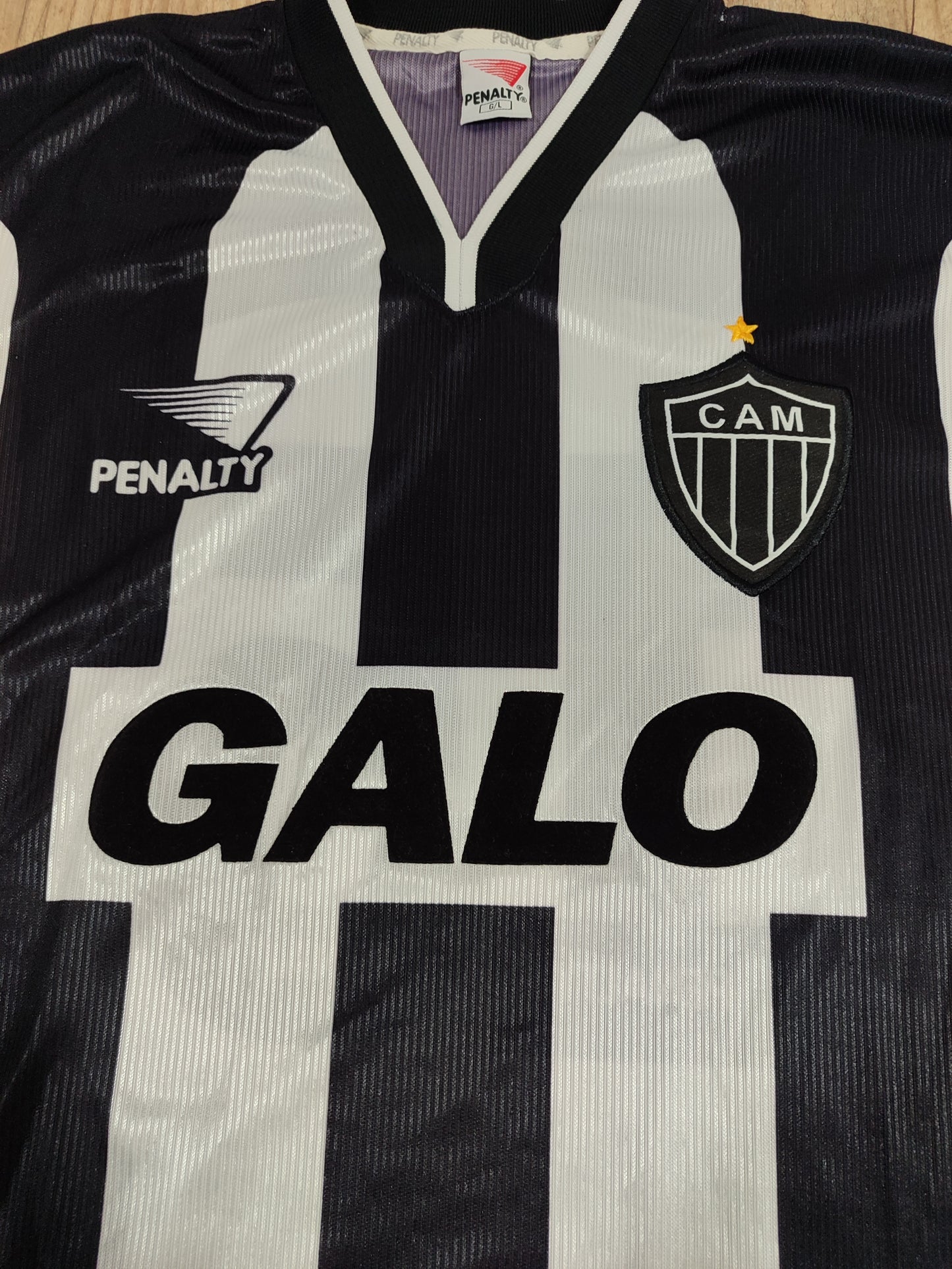 Camisa Atlético Mineiro - Galo - Rara - Manga Longa - de Jogo - Mancini - 2000 - Intacta