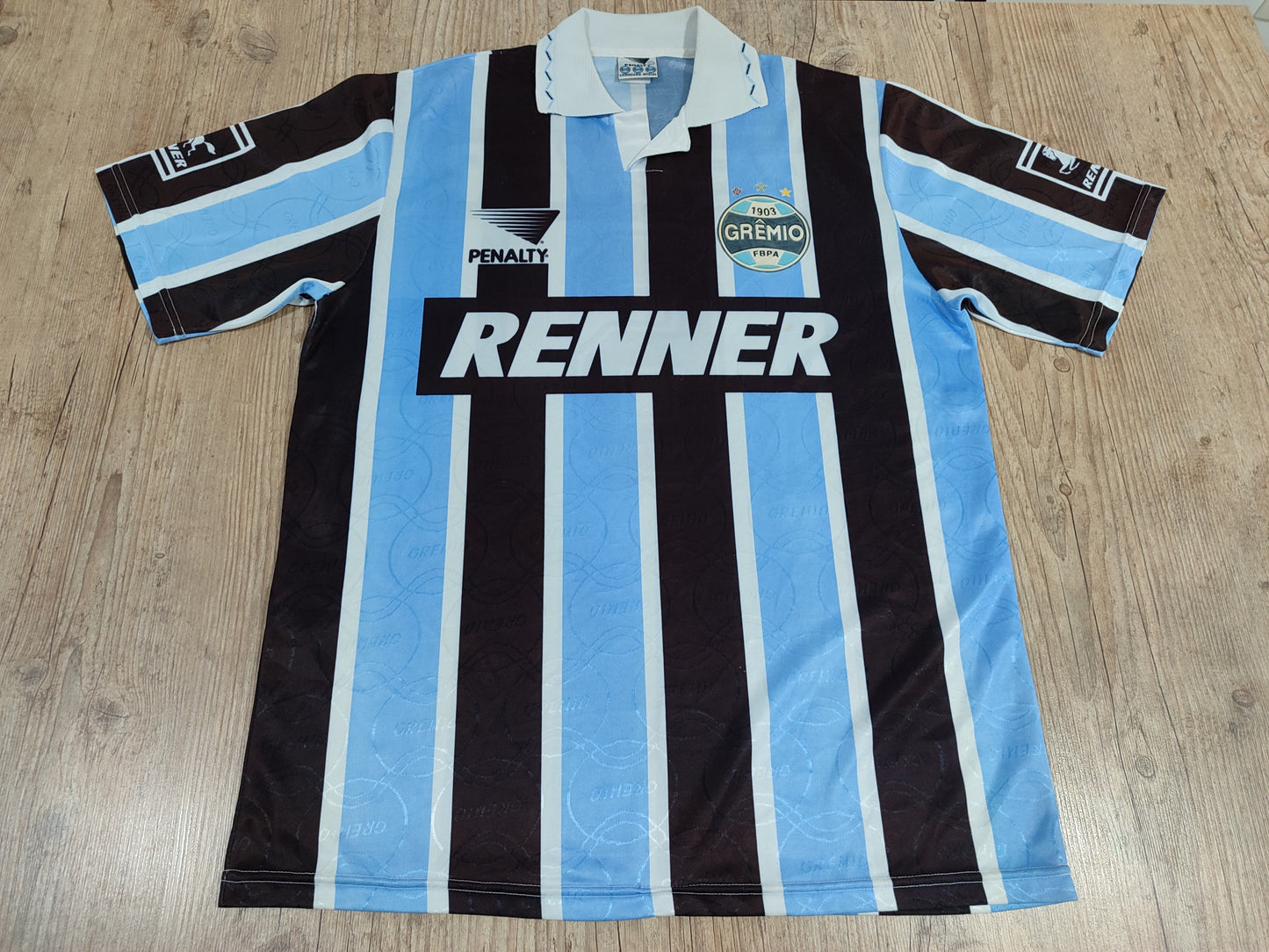 Camisa Do Grêmio - Jogo - Penalty - 1995 1996 - Roger