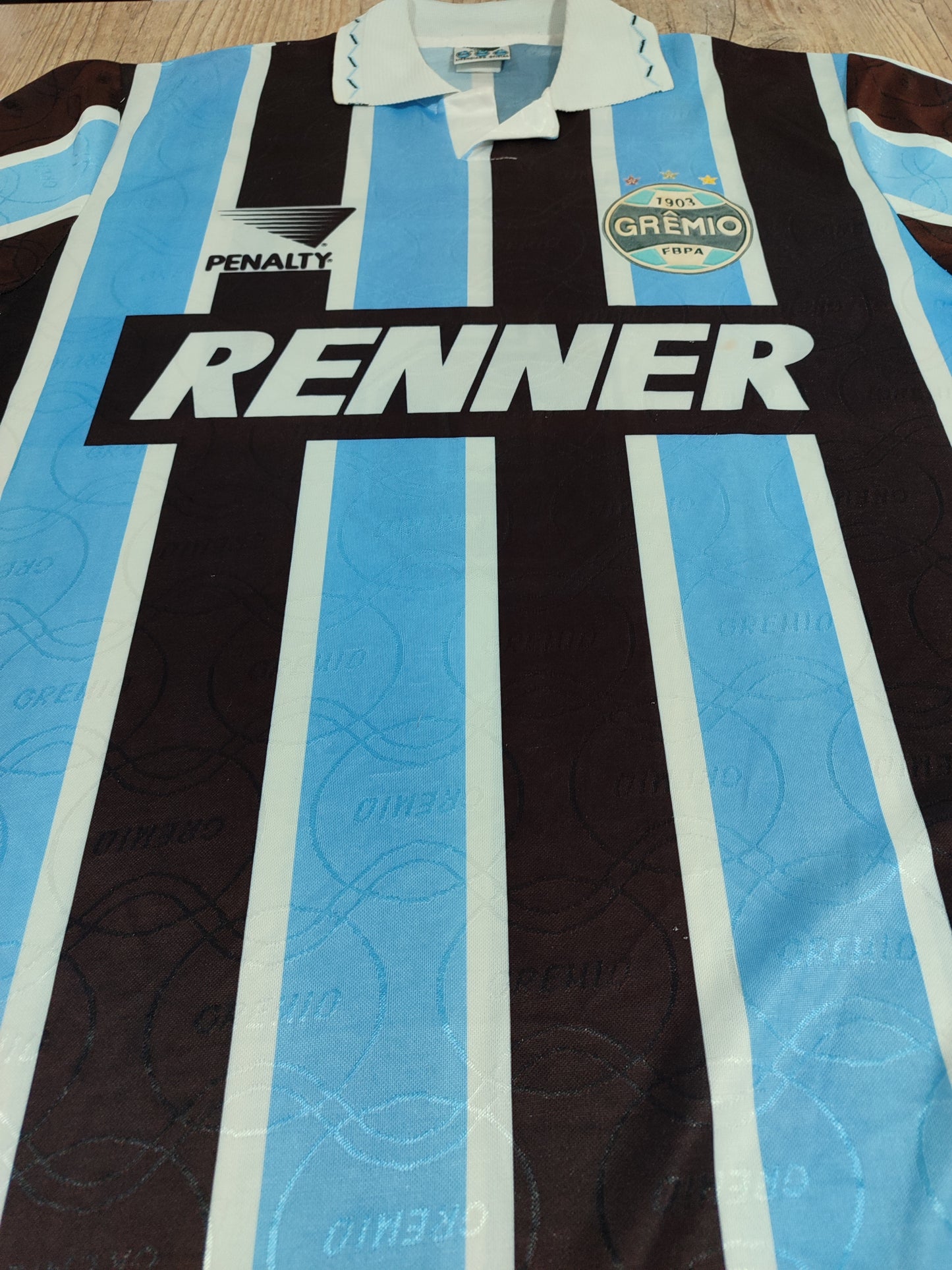 Camisa Do Grêmio - Jogo - Penalty - 1995 1996 - Roger