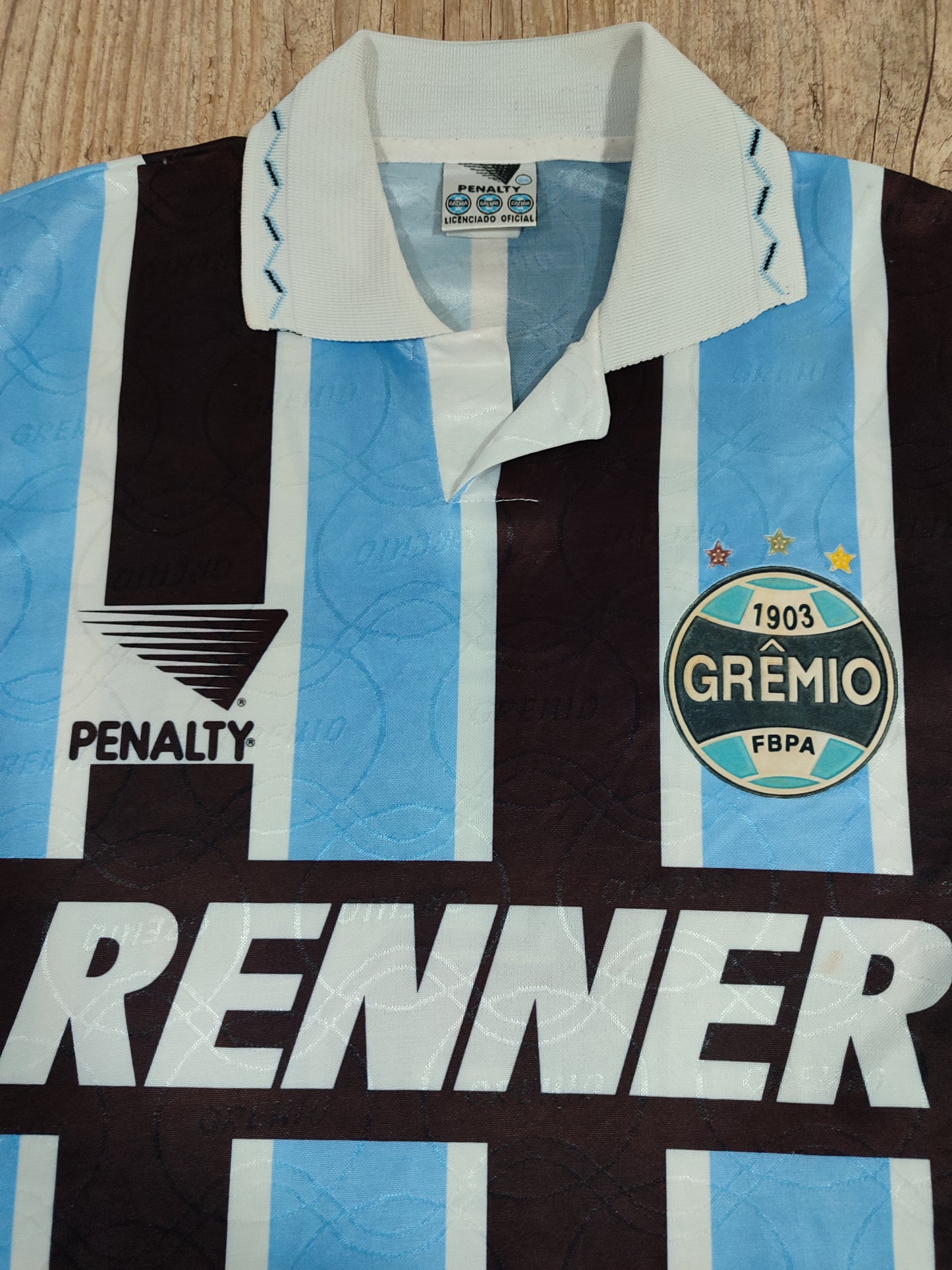 Camisa Do Grêmio - Jogo - Penalty - 1995 1996 - Roger