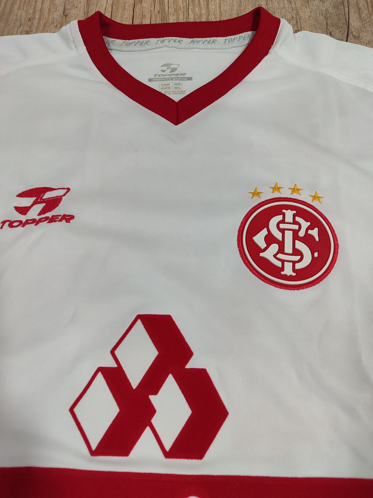 Raríssima Camisa Internacional - 2001 Branca - Usada Em Jogo