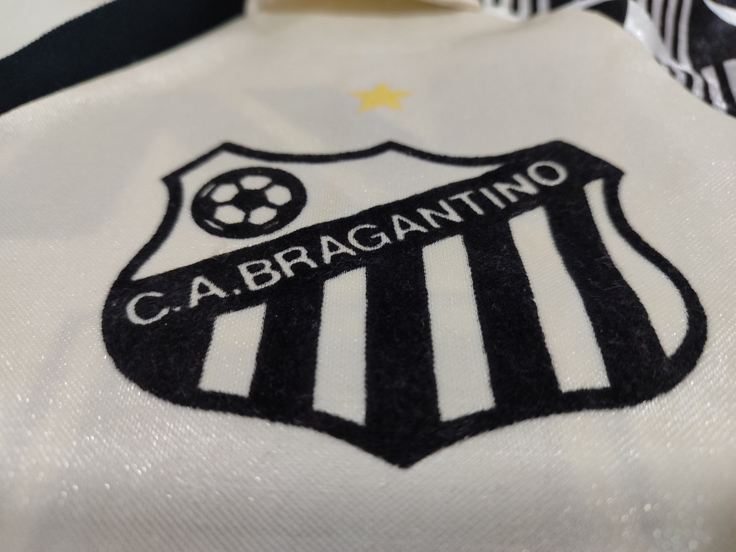 Rara e Linda Camisa Bragantino - 1991 - Dellerba - Em Veludo