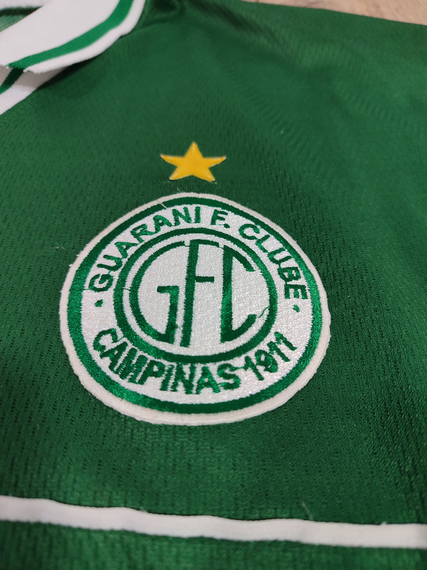 Raridade - Camisa Guarani - Usada Em Jogo - Patrocínio Raro Tampão