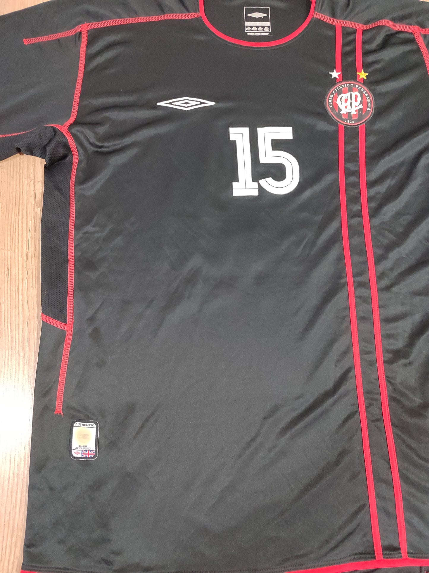 Raríssima Camisa Athletico Paranaense - Usada Em Jogo - 2005