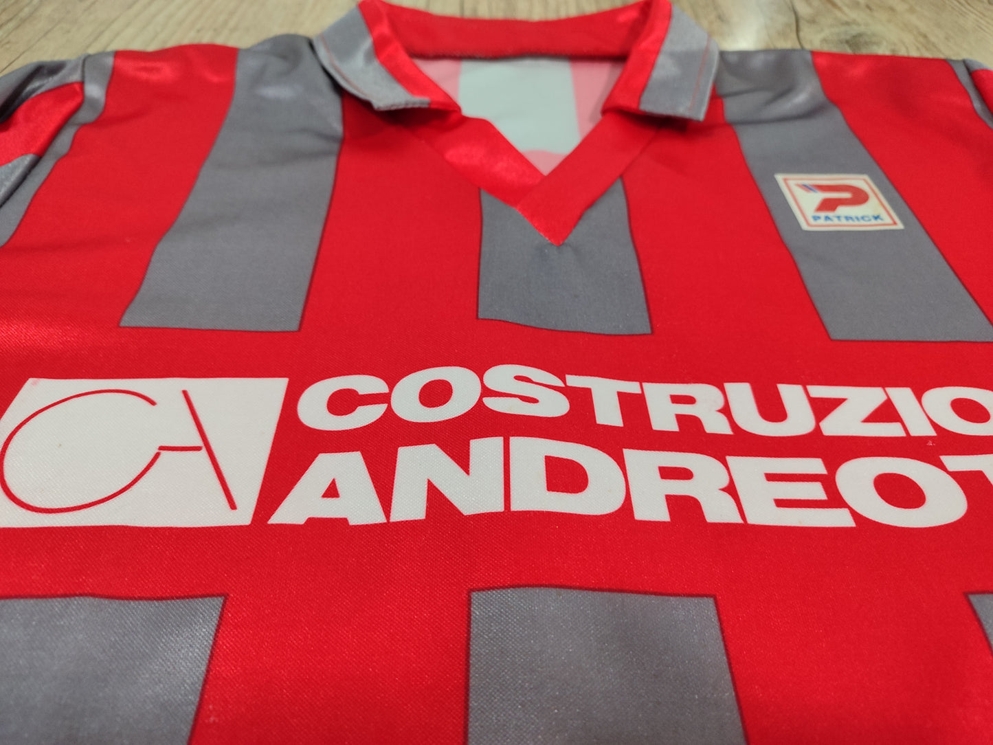 Raríssima - Camisa Cremonese - Itália - De Jogo - Serie A 1991/1992