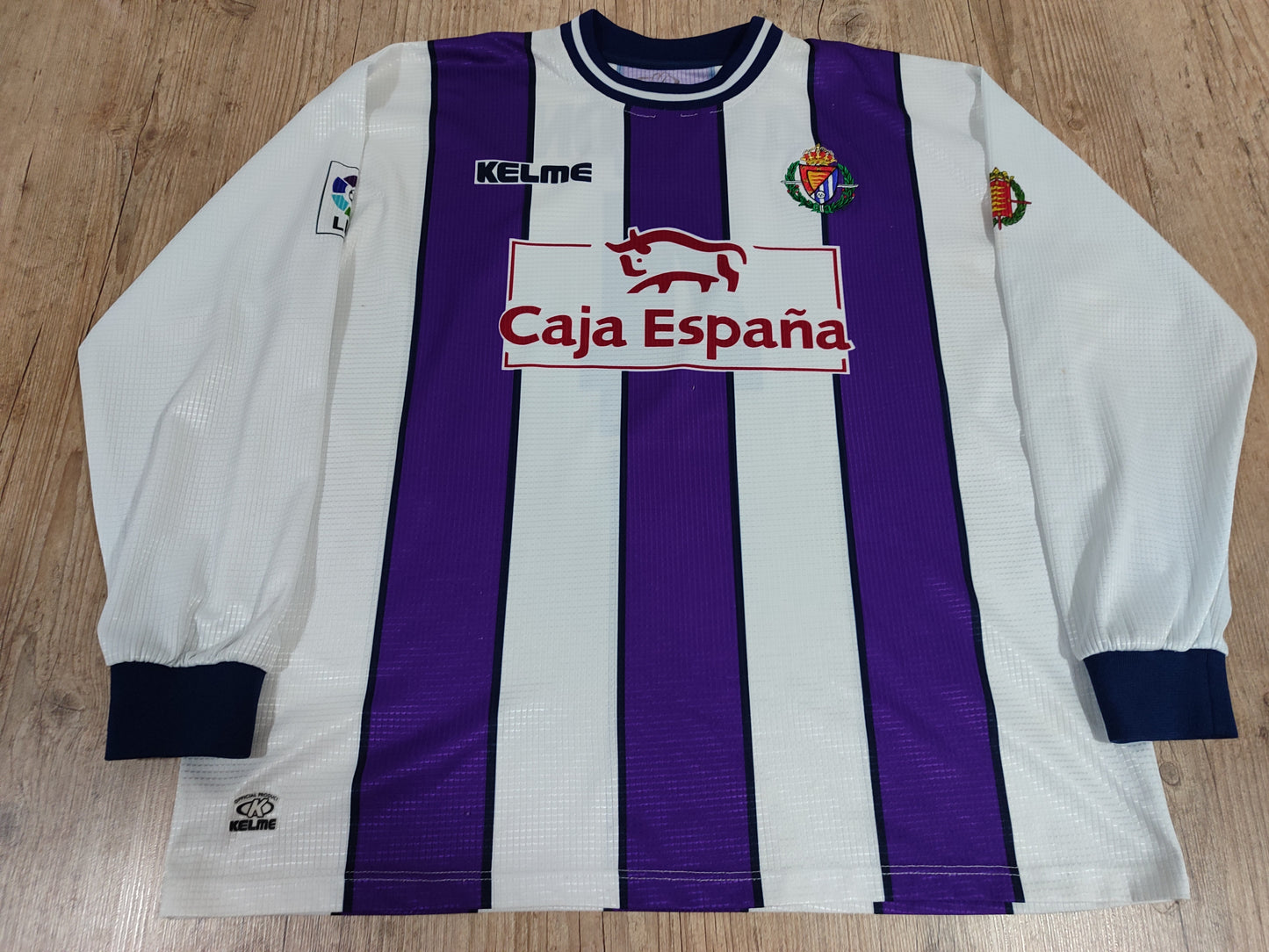 Linda Camisa Valladolid - Espanha - Usada em Jogo 1999/2001 Mangas Longas