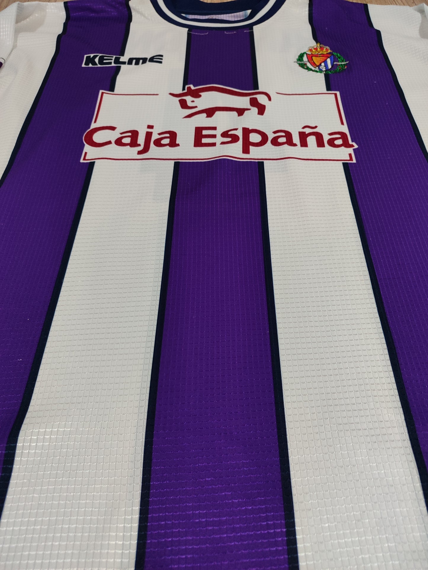 Linda Camisa Valladolid - Espanha - Usada em Jogo 1999/2001 Mangas Longas