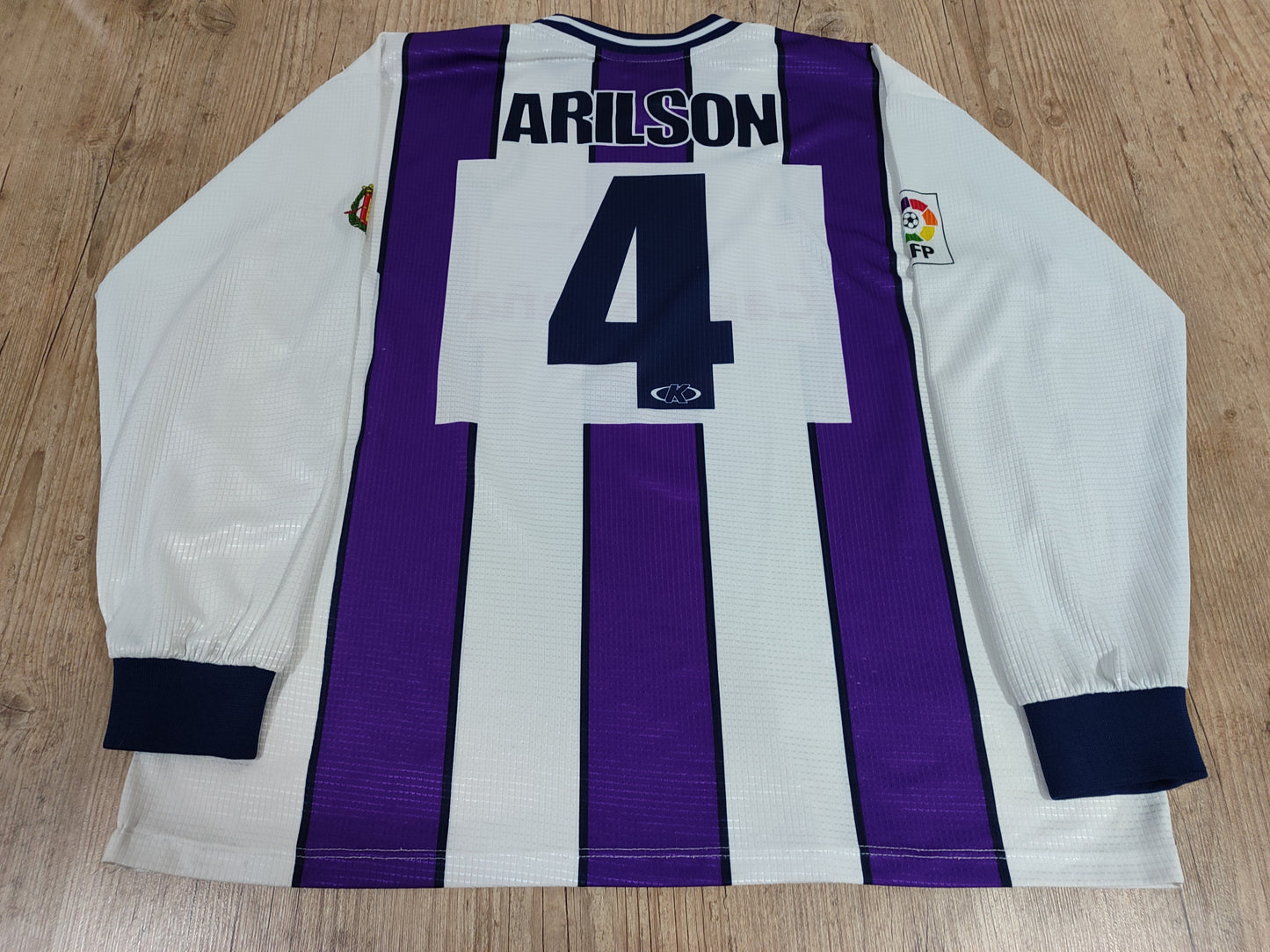 Linda Camisa Valladolid - Espanha - Usada em Jogo 1999/2001 Mangas Longas