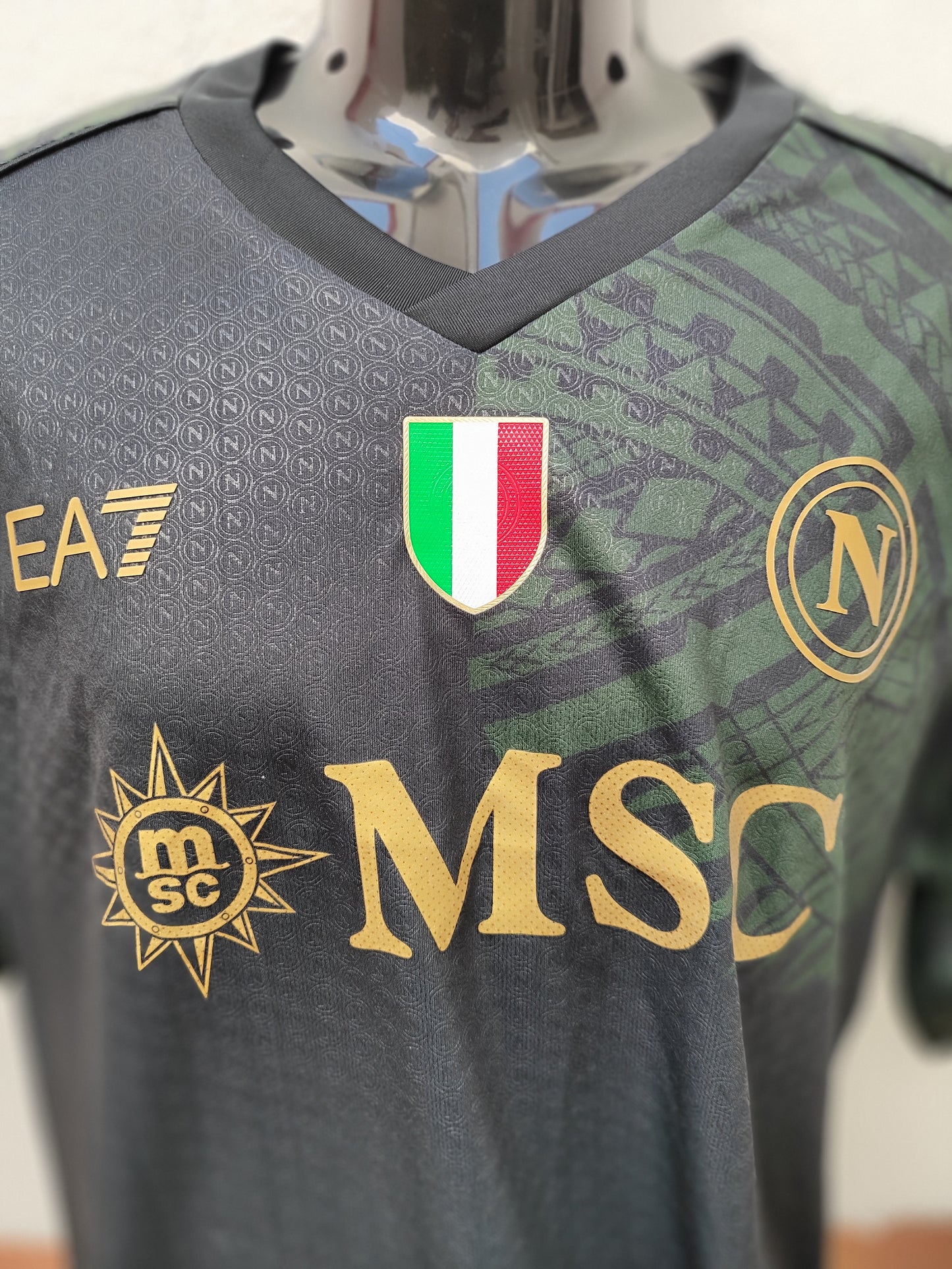 Camisa Napoli Italia Third modelo jogador 2023-24