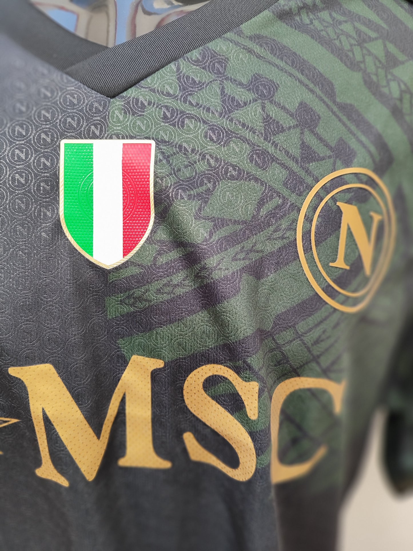 Camisa Napoli Italia Third modelo jogador 2023-24