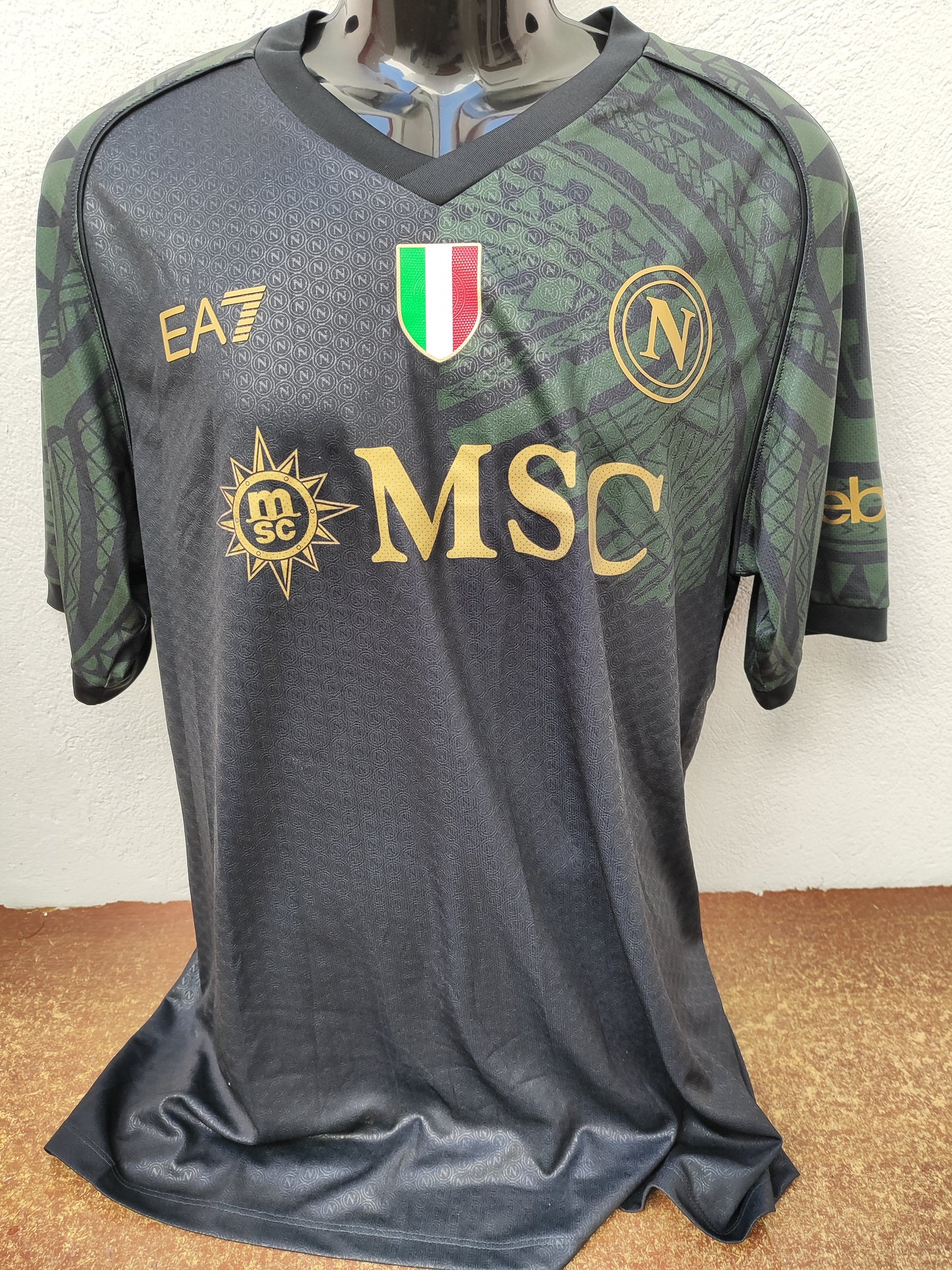 Camisa Napoli Italia Third modelo jogador 2023-24