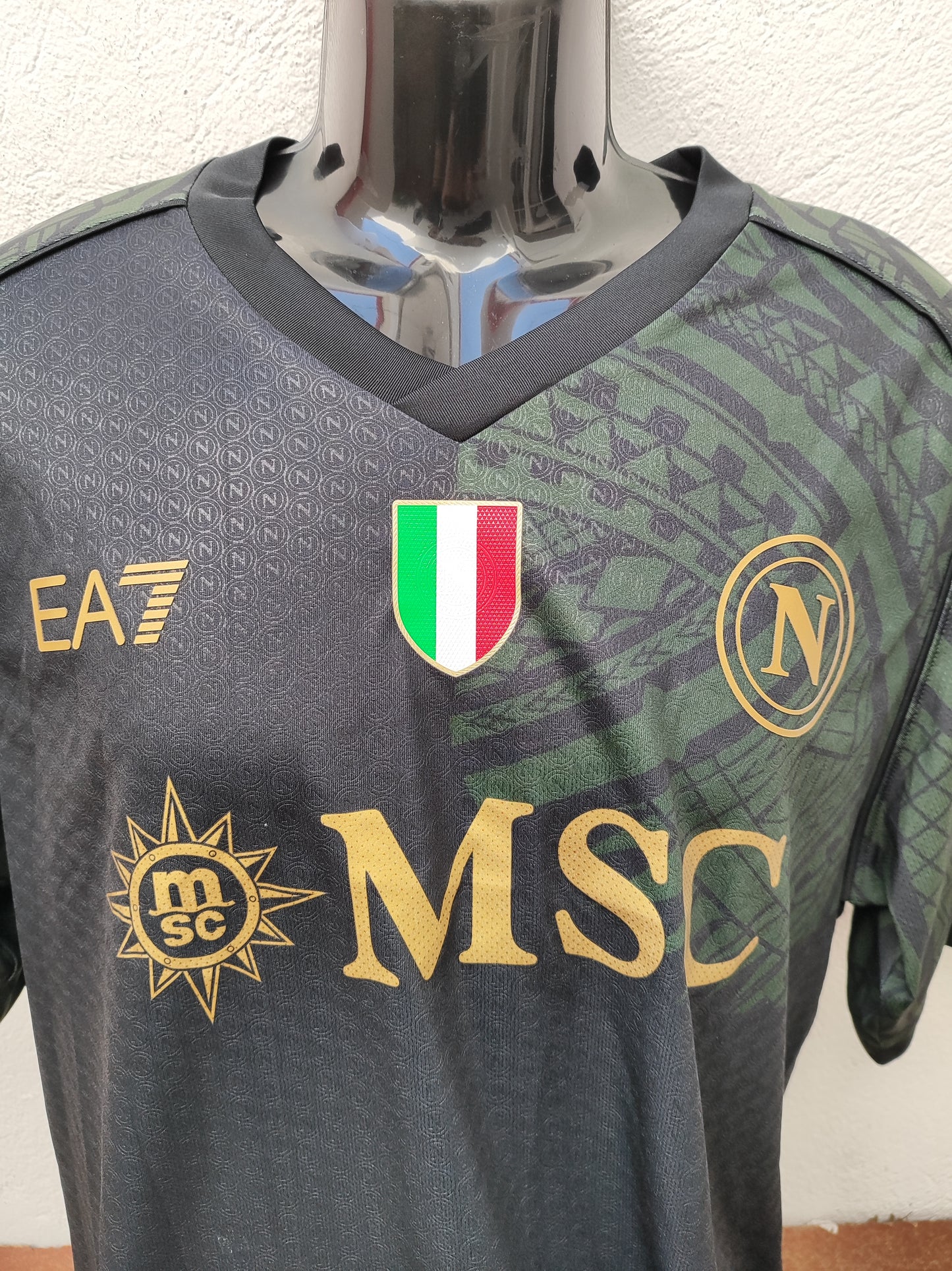 Camisa Napoli Italia Third modelo jogador 2023-24