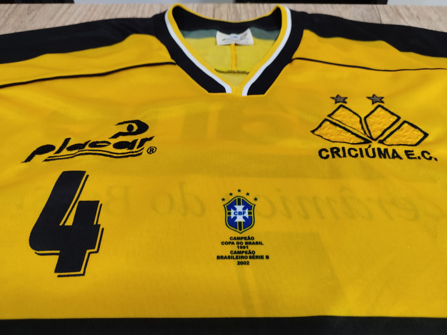 Linda Camisa De Jogo Do Criciúma - 2003 - Brasileiro Série A