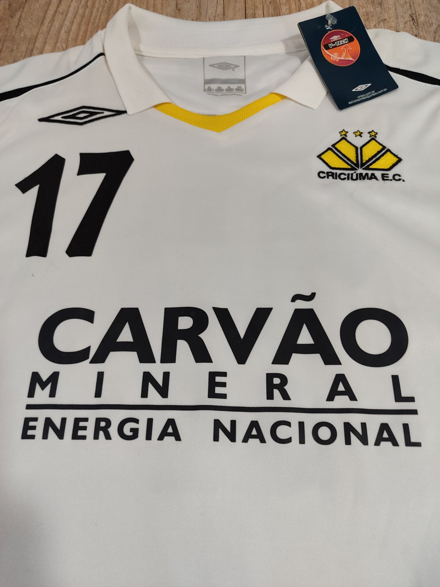 Raríssima Camisa Do Criciúma - Umbro Anos 2000 - Jogo - Mangas Longas