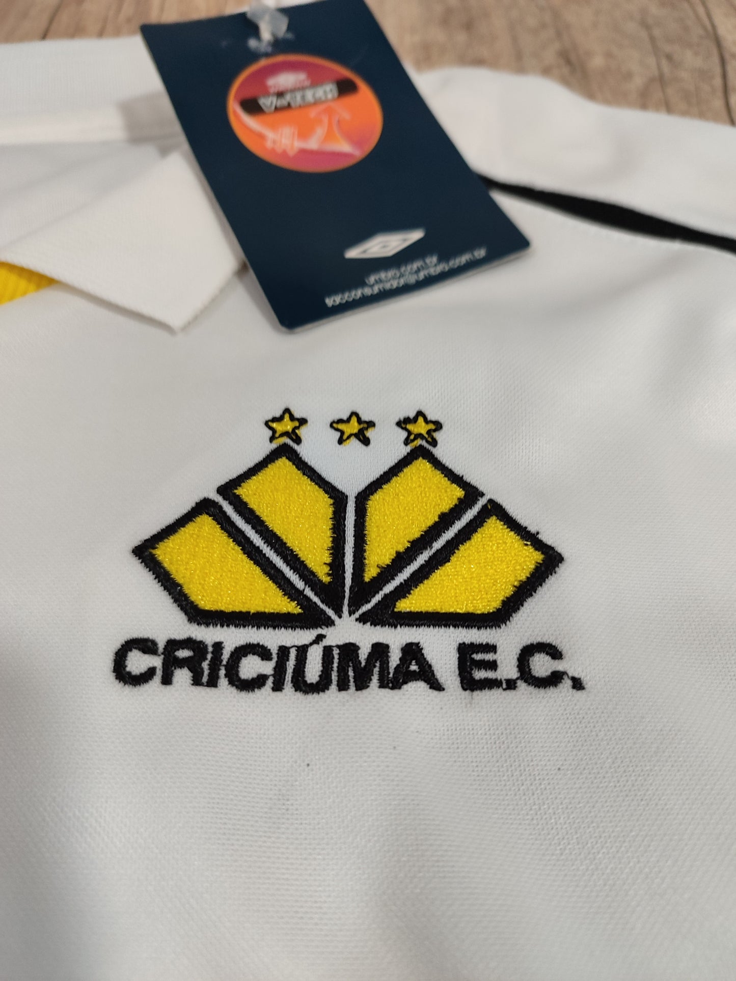 Raríssima Camisa Do Criciúma - Umbro Anos 2000 - Jogo - Mangas Longas