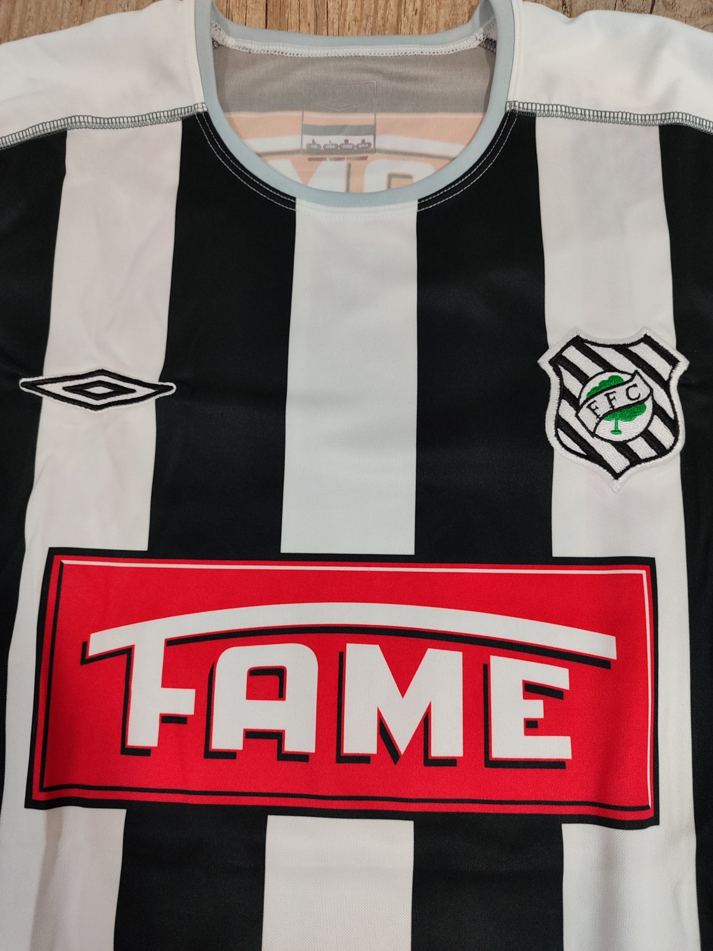 Raridade - Figueirense Umbro - de Jogo - Mangas Longas - Sérgio Manoel