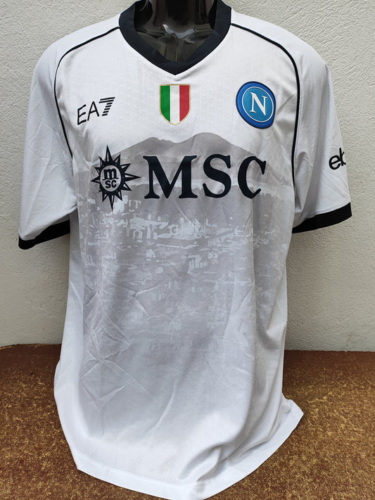 Camisa Napoli Italia Away modelo jogador 2023-24