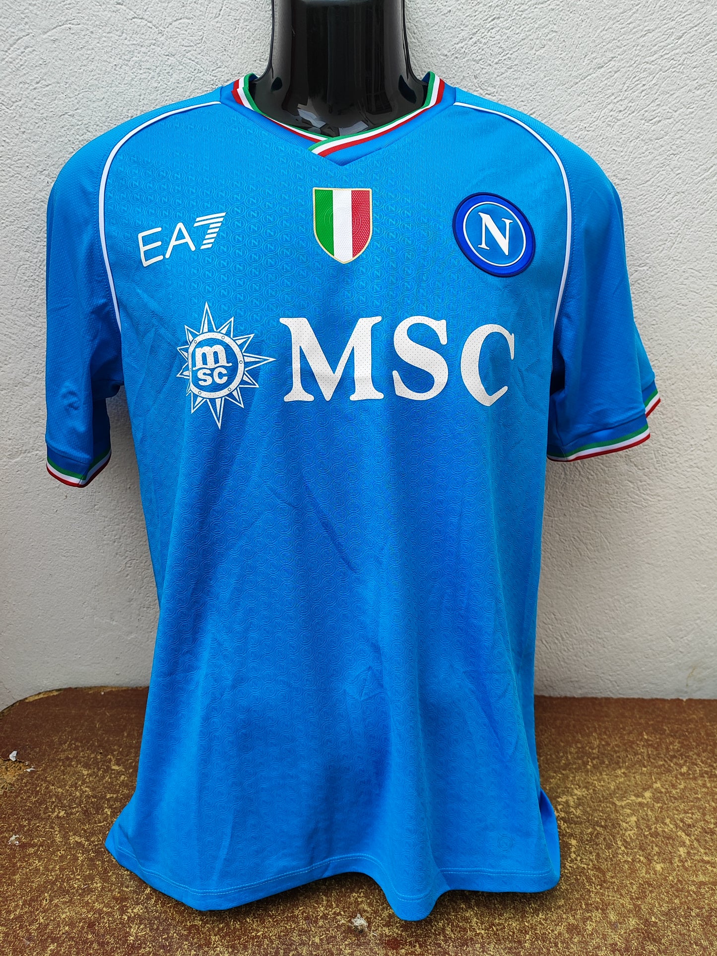 Camisa Napoli Italia Home modelo jogador 2023-24