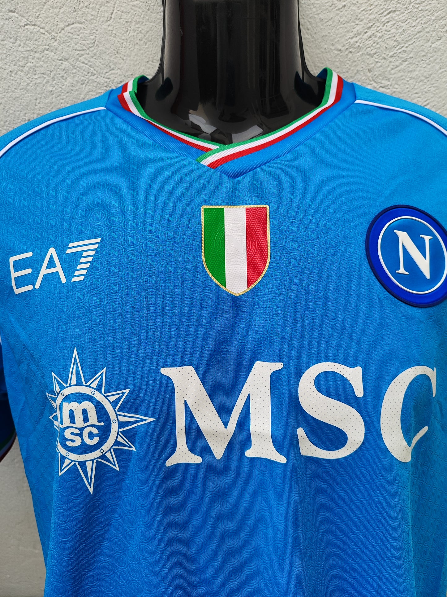 Camisa Napoli Italia Home modelo jogador 2023-24