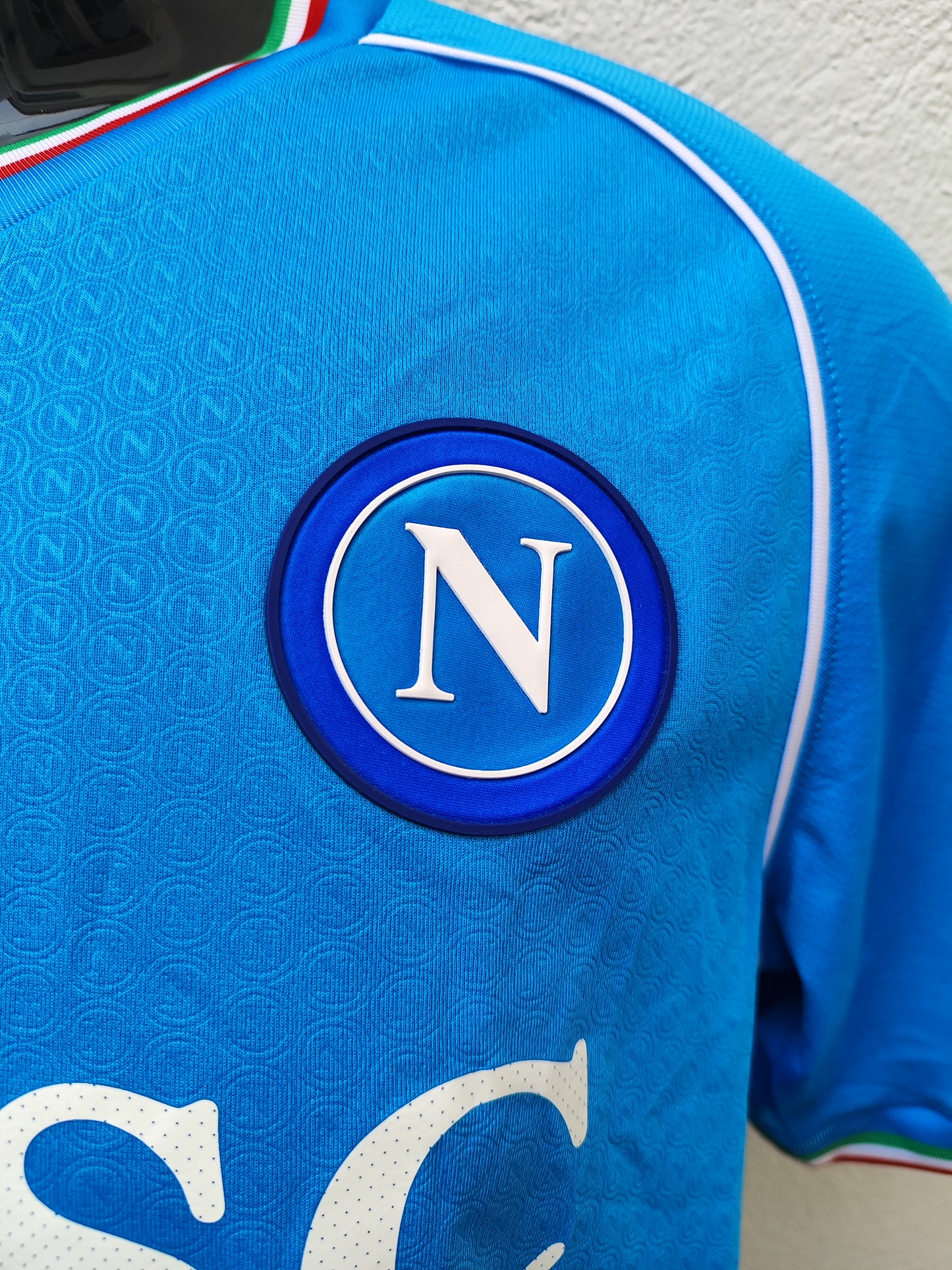 Camisa Napoli Italia Home modelo jogador 2023-24