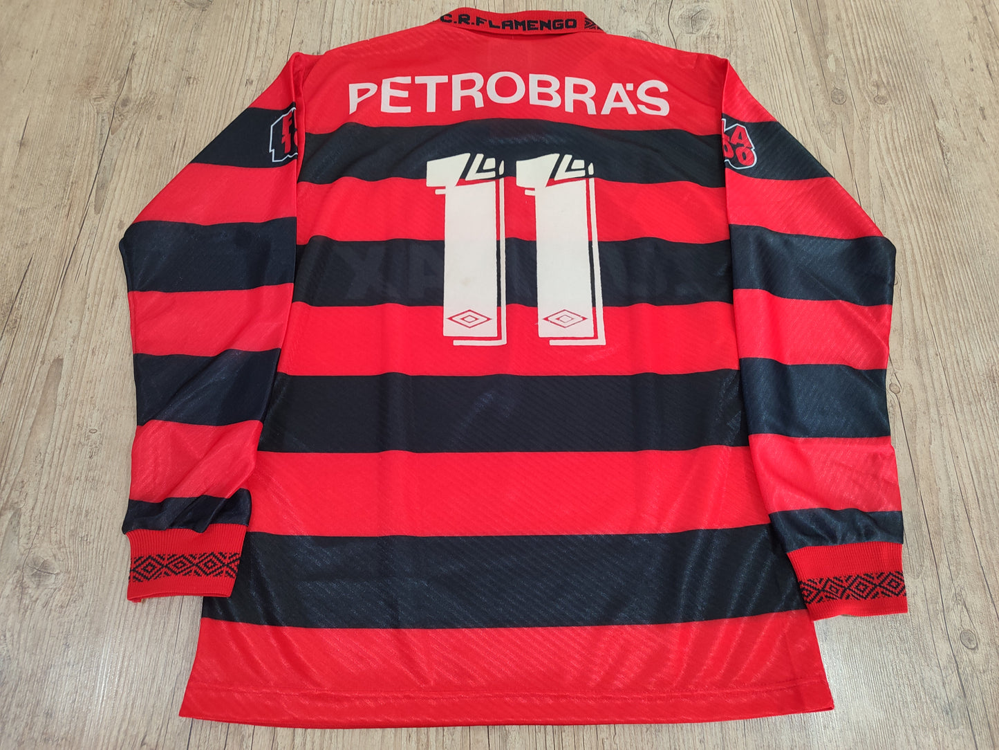 Espetacular Camisa Flamengo - 100 Anos Manga Longa - Romário