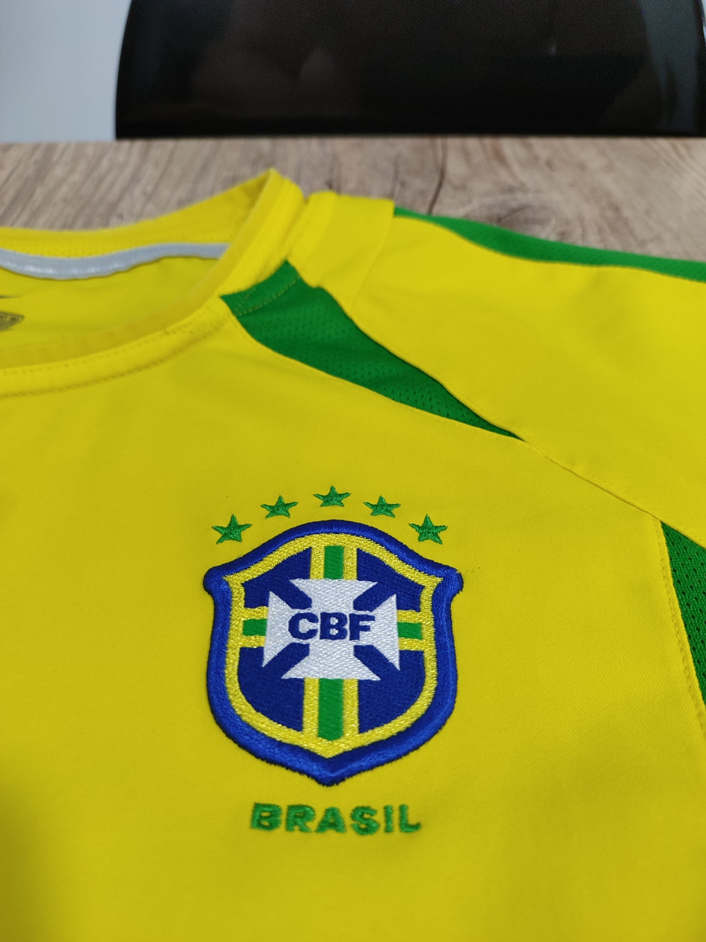 Rara Camisa Da Seleção - Brasil - 2002/2003 - A Do Penta!