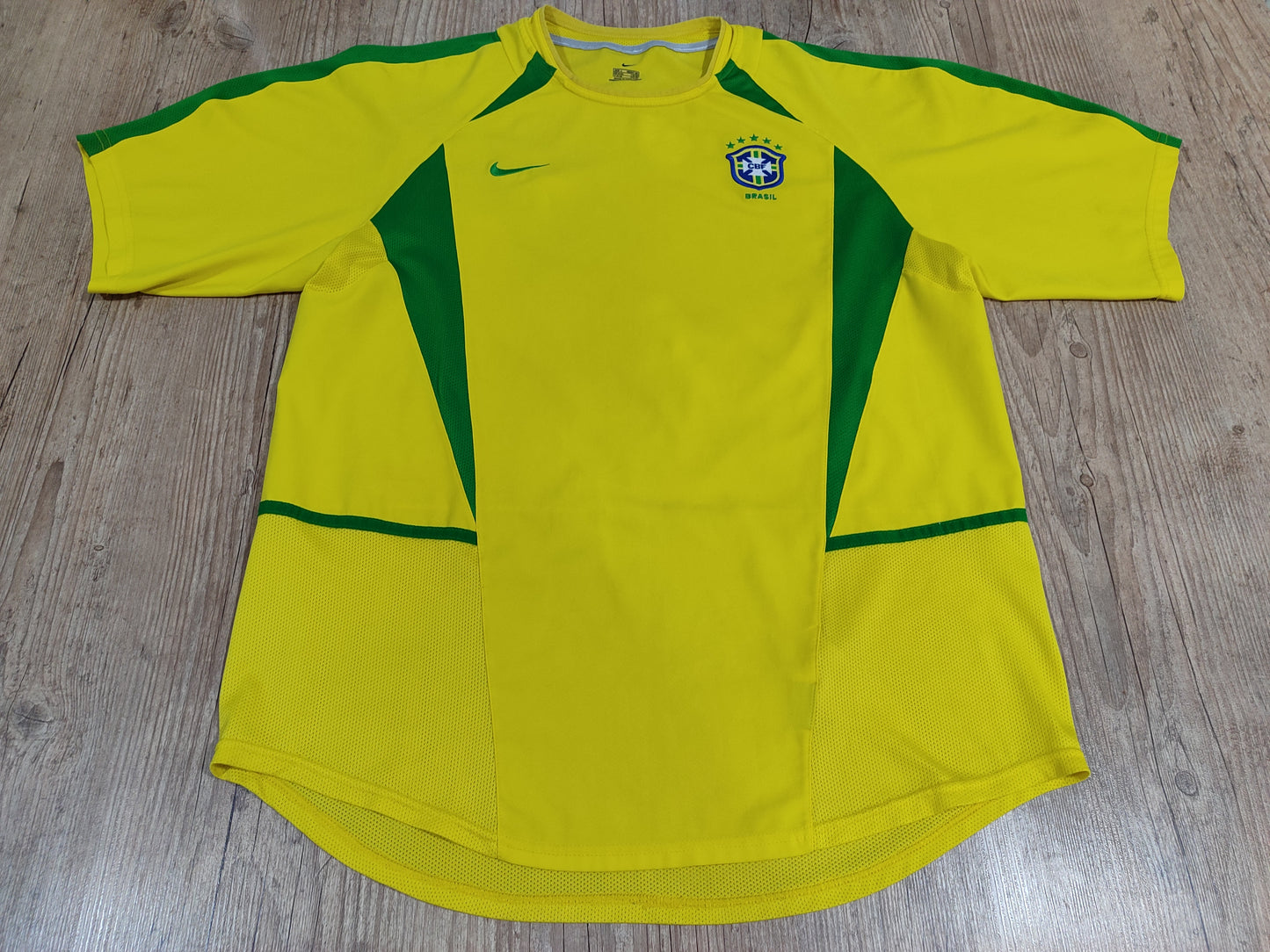 Rara Camisa Da Seleção - Brasil - 2002/2003 - A Do Penta!