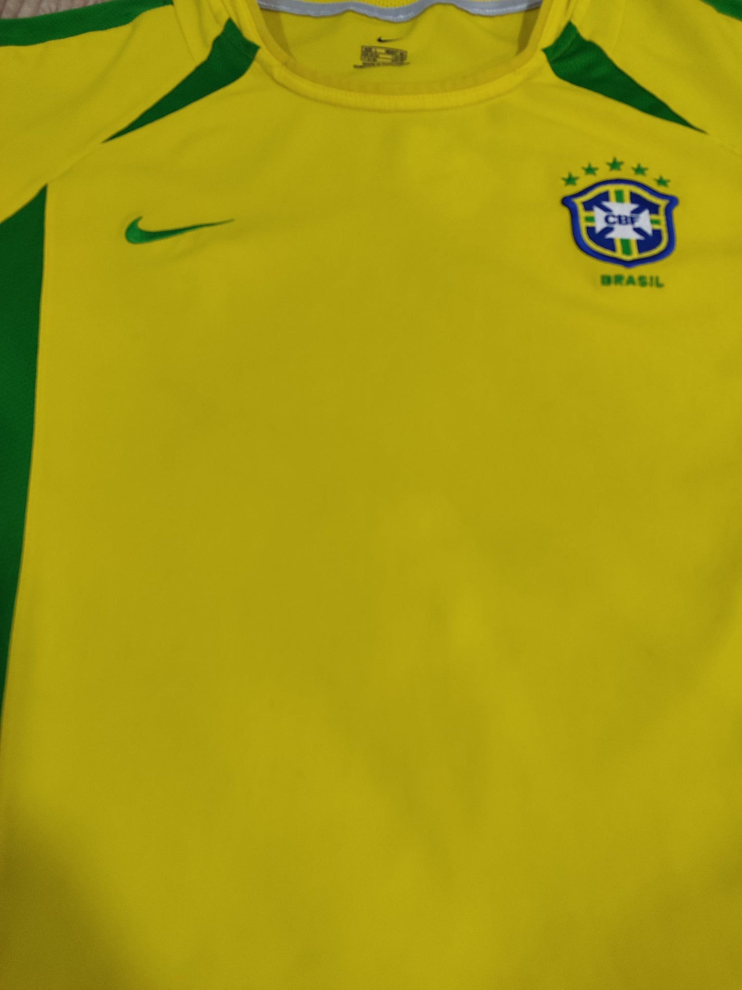 Rara Camisa Da Seleção - Brasil - 2002/2003 - A Do Penta!