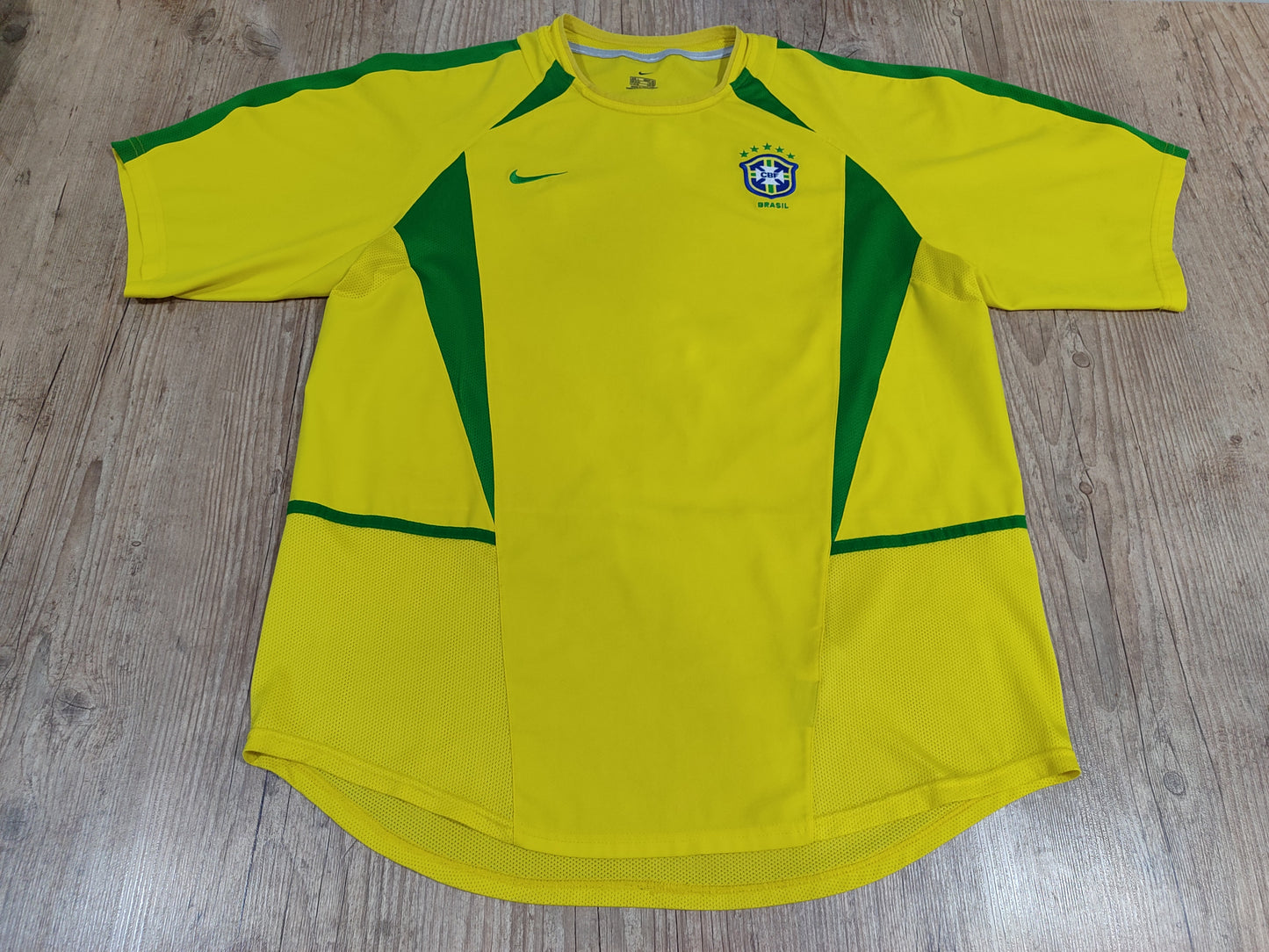 Rara Camisa Da Seleção - Brasil - 2002/2003 - A Do Penta!