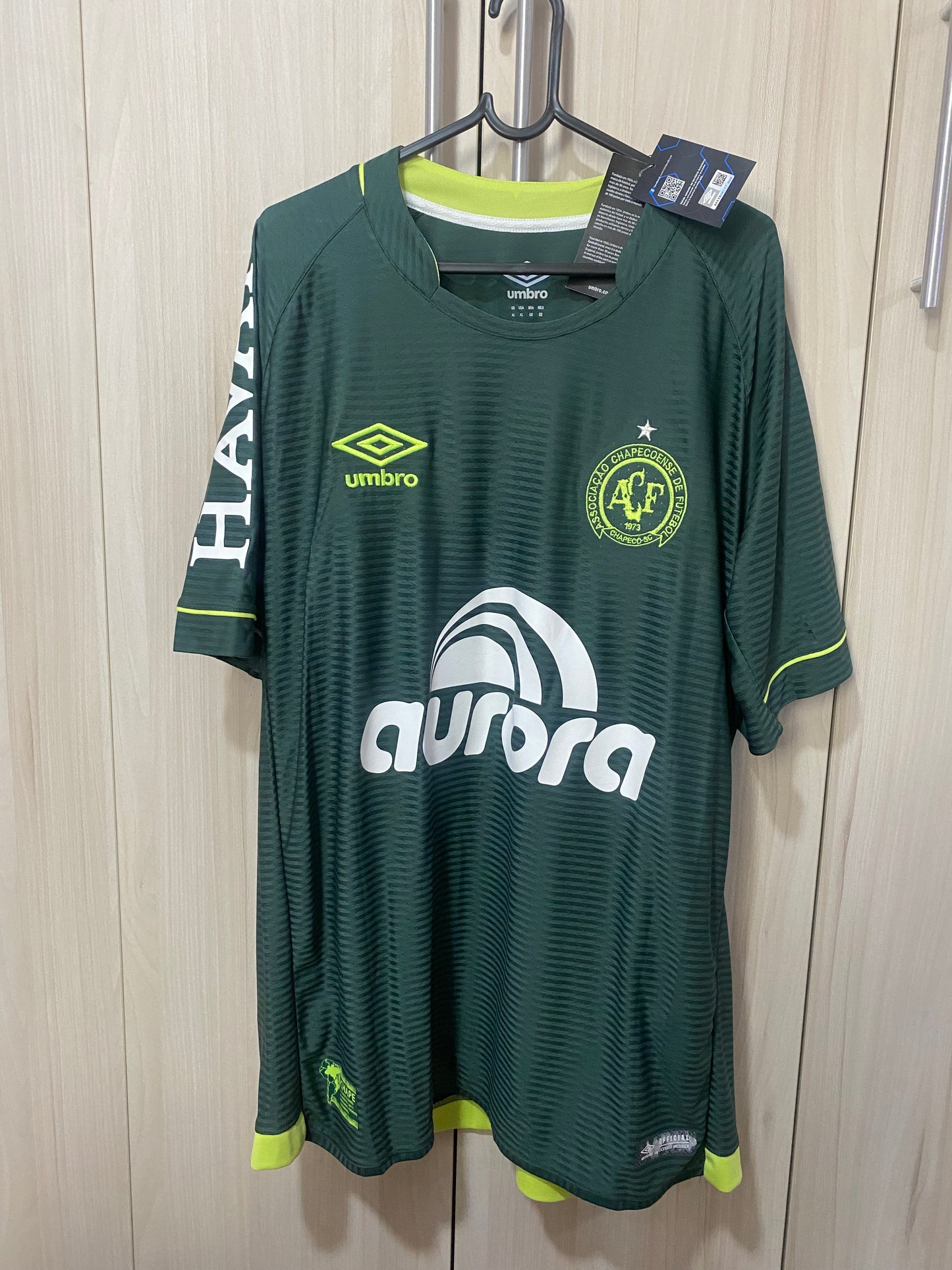 Chapecoense third 2018 GG 58x78