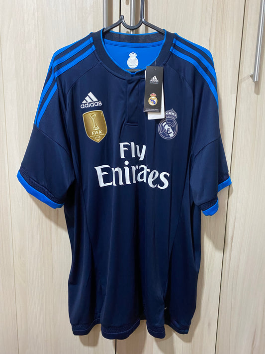 Camisa Real Madrid 2015-16 Third Shirt Adidas XL – Nova com etiquetas