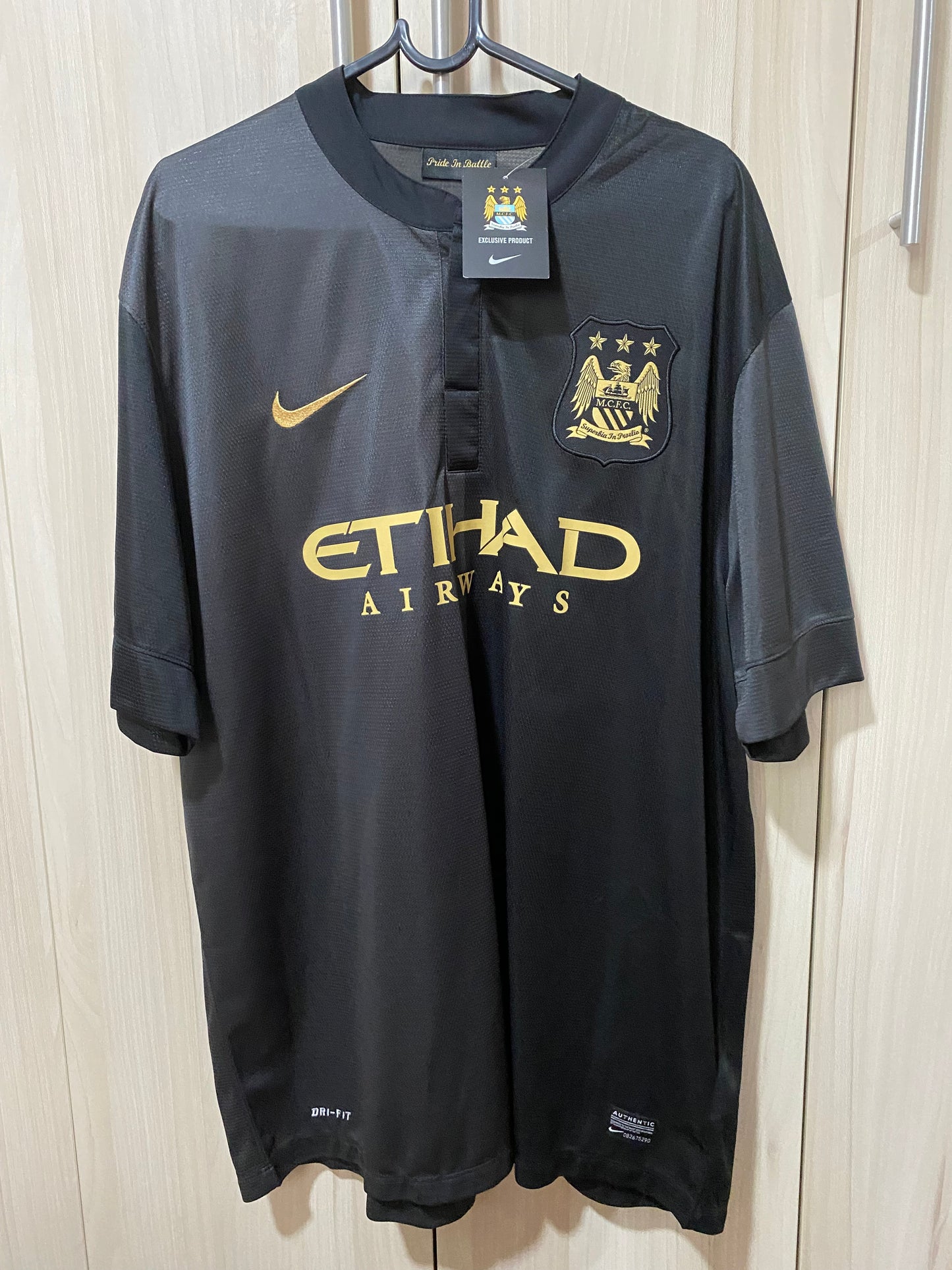 Camiseta Nike Manchester City 2013-14 Away GG – Nova com etiqueta