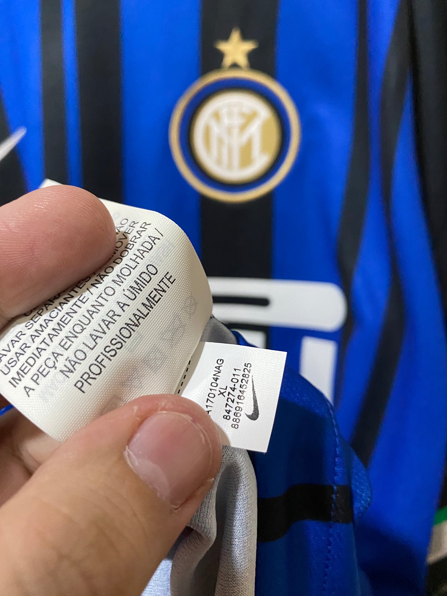 Camisa Inter de Milão 2017/2018 Home – Nova com Etiqueta