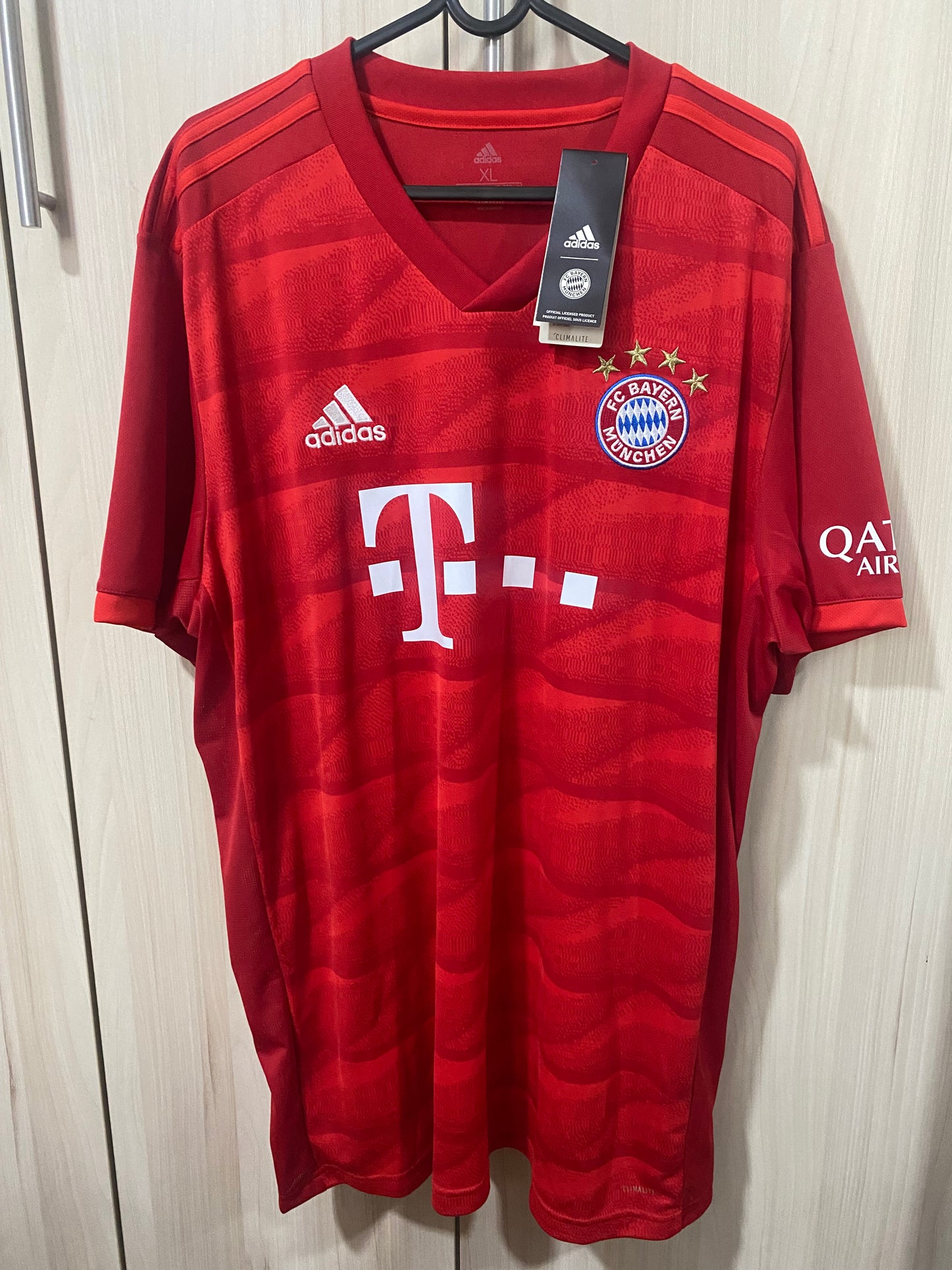 Camisa Bayern de Munique Home 2020 - Philippe Coutinho - Tamanho GG (59 x 78 cm)