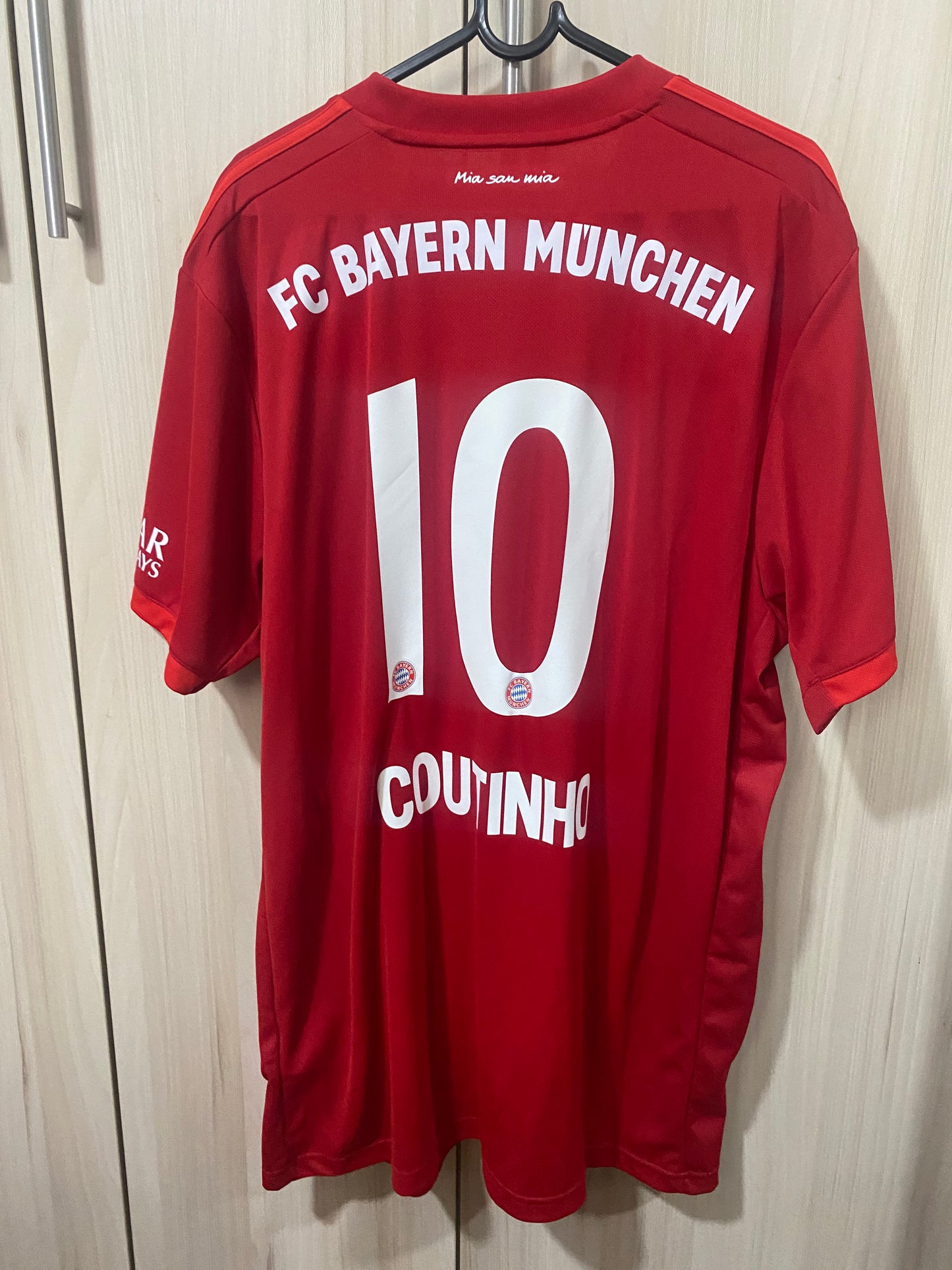 Camisa Bayern de Munique Home 2020 - Philippe Coutinho - Tamanho GG (59 x 78 cm)