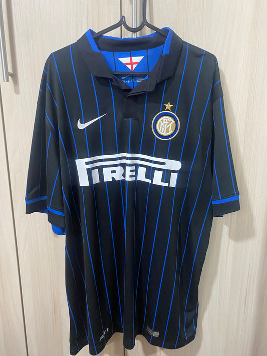 Camisa Inter de Milão Home 2014 - Fredy Guarín - Tamanho XL (59 x 78 cm)