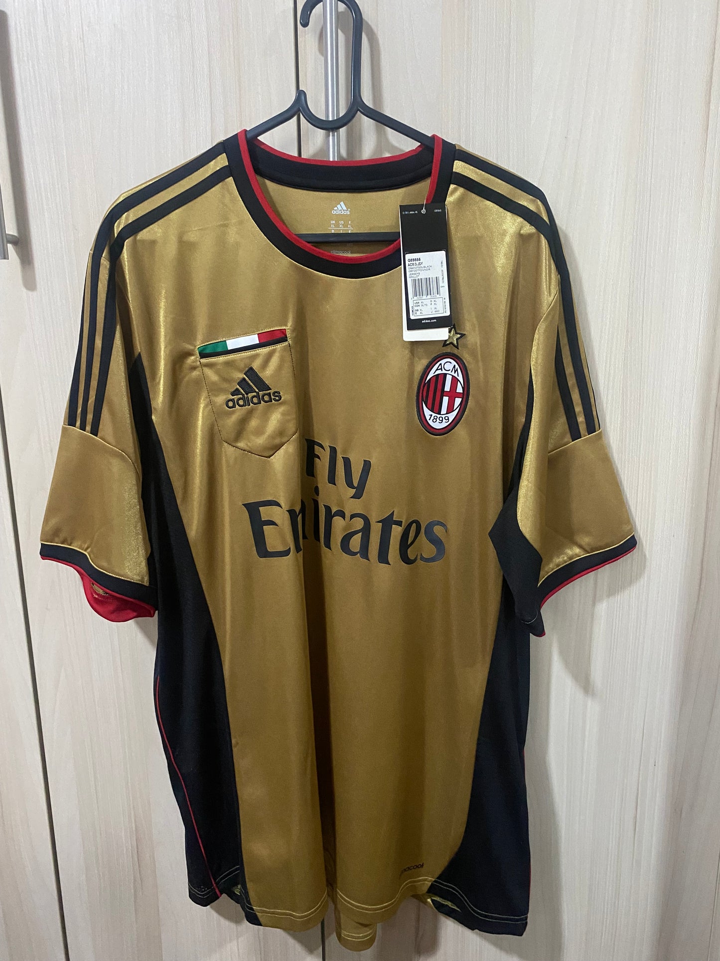 Camisa AC Milan Third 2013 - Tamanho XL (58 x 78 cm)