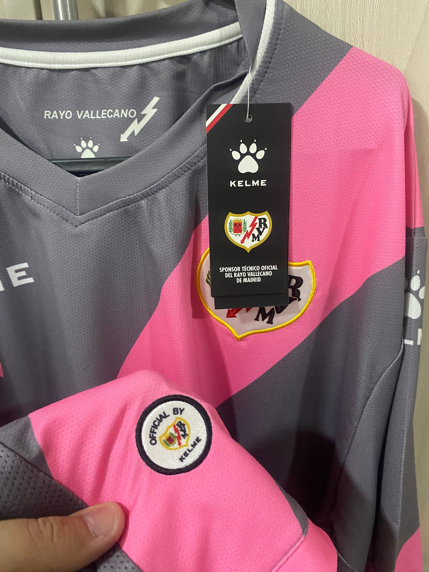 Camisa Rayo Vallecano Third 2014 - Tamanho XXL (57 x 77 cm)