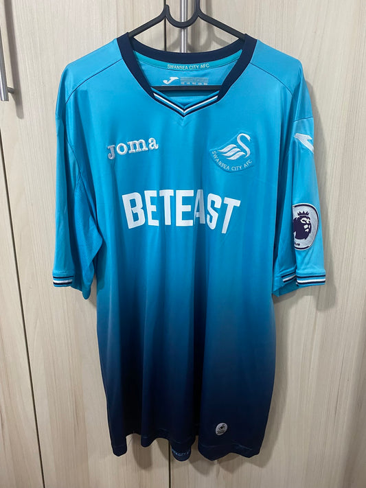 Camisa Swansea City Away 2015 - Tamanho XL (56x77 cm)