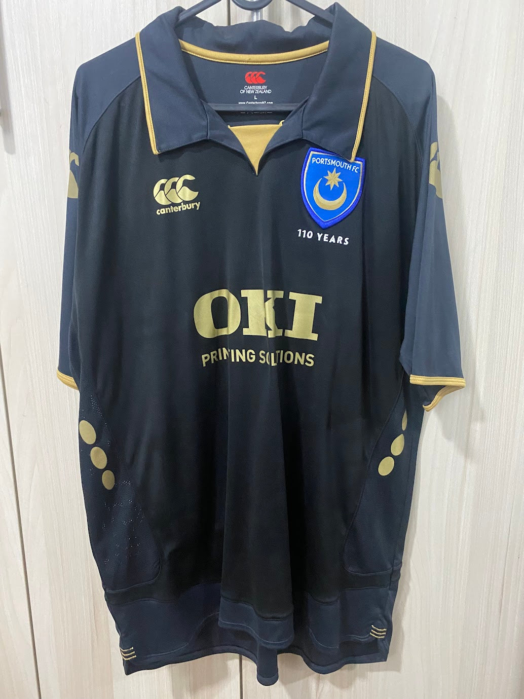 Camisa Portsmouth Away 110 Anos - Tamanho L (55x75 cm)