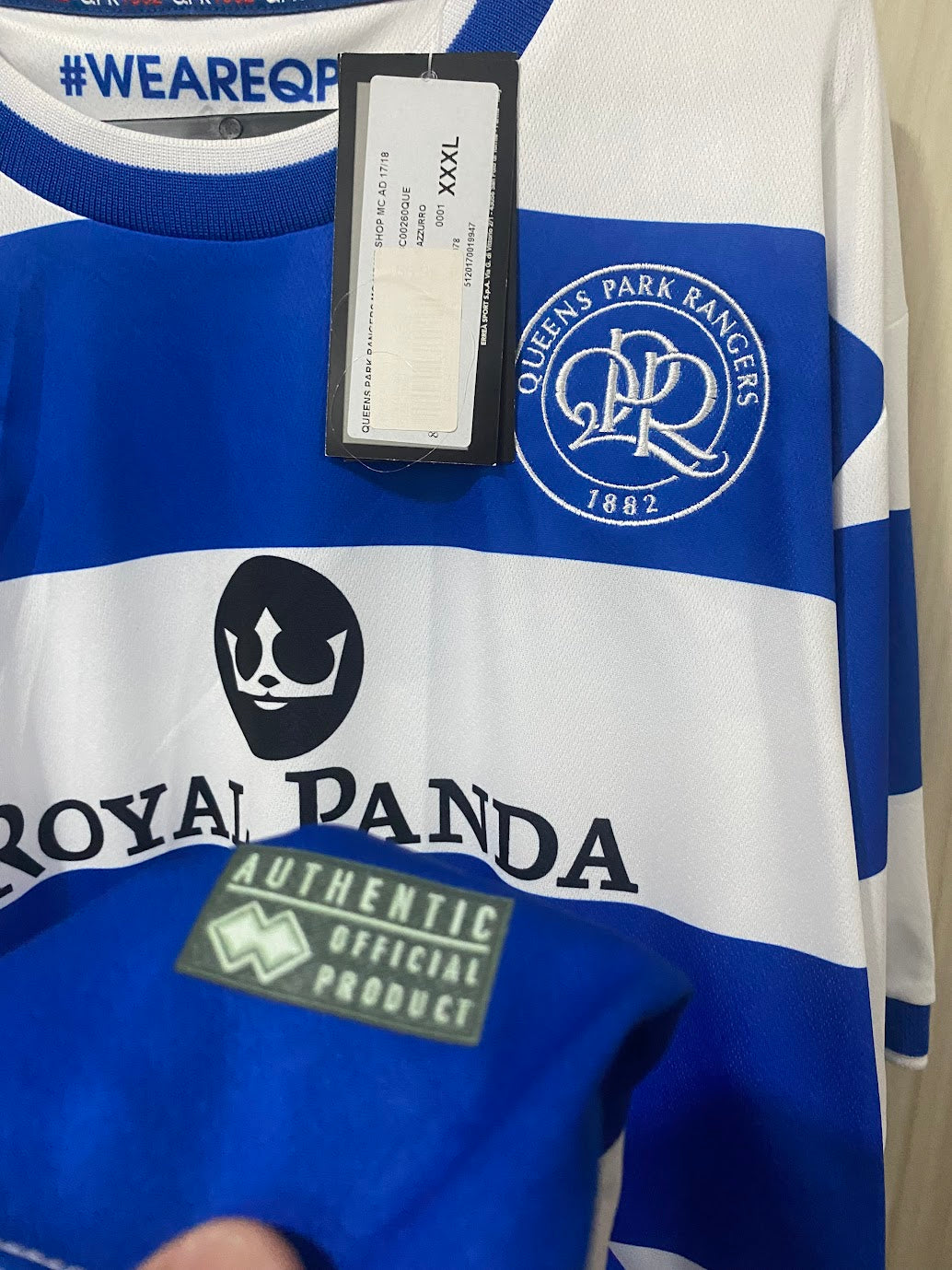 Camisa QPR Home 2015 - Tamanho XXXL (59x80 cm)