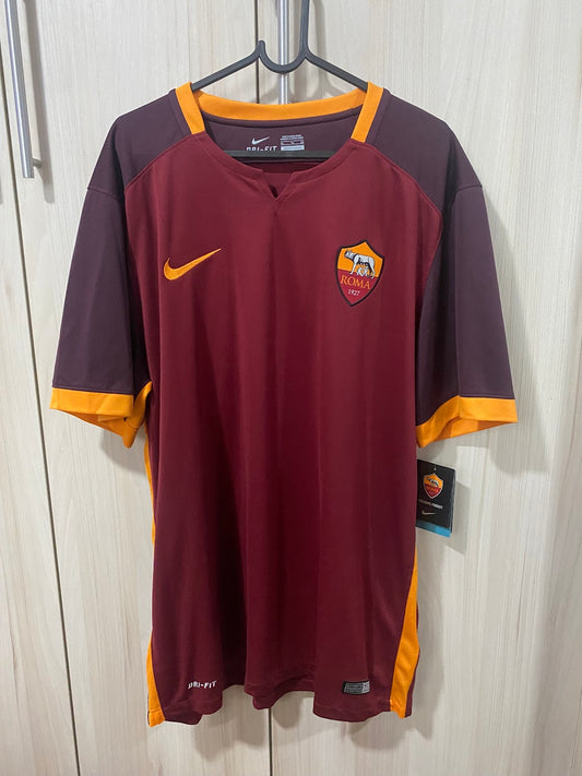 Camisa AS Roma Home 2015 (Tamanho XL - 58x78 cm) Despedida Totti