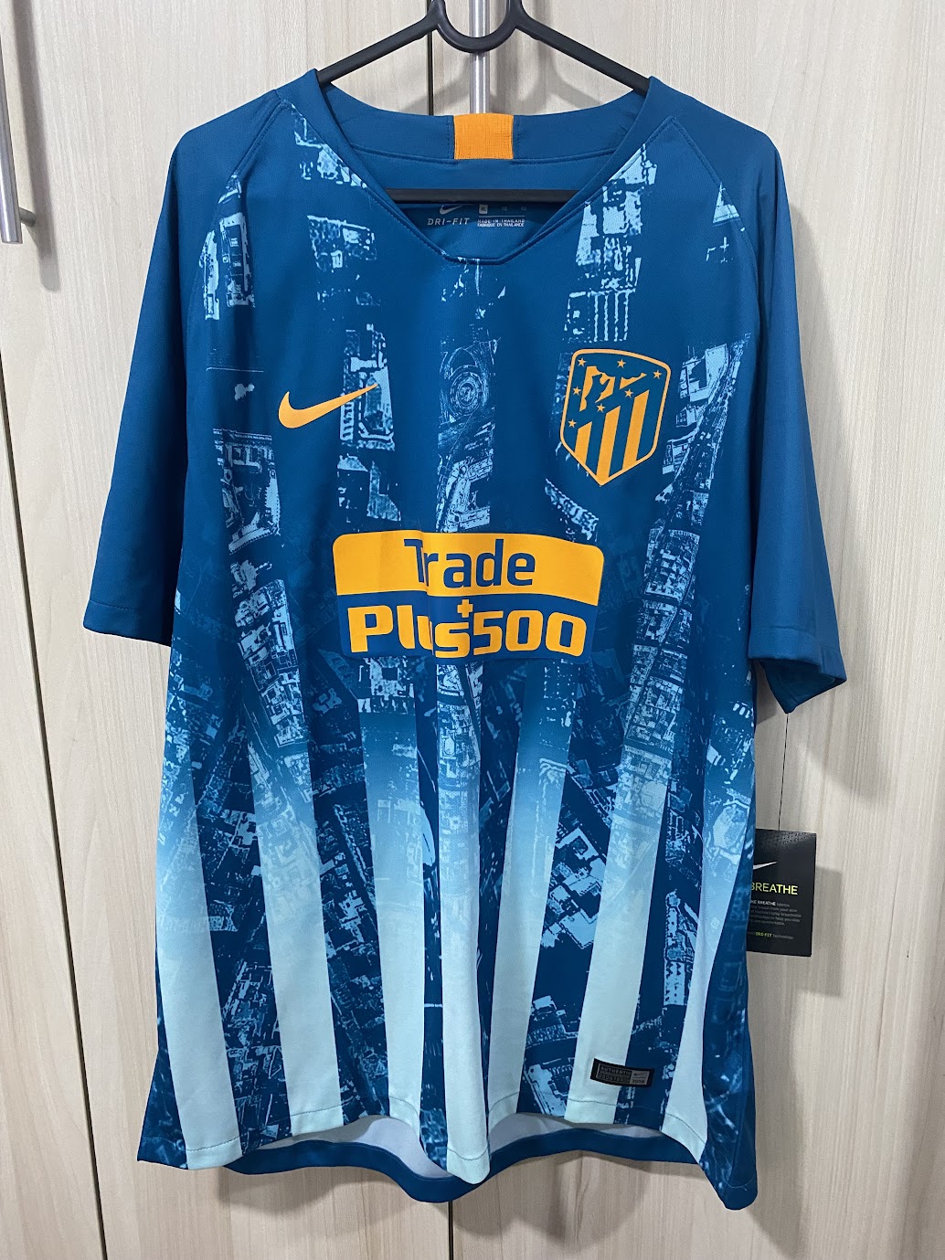 Camisa Atlético de Madrid Third 2021 (Tamanho XL - 59x78 cm)