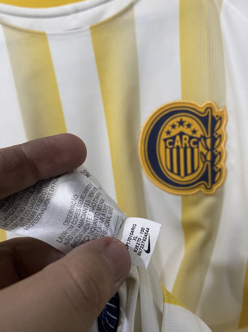 Camisa Rosario Central 2015 (Tamanho XL - 58x78 cm)