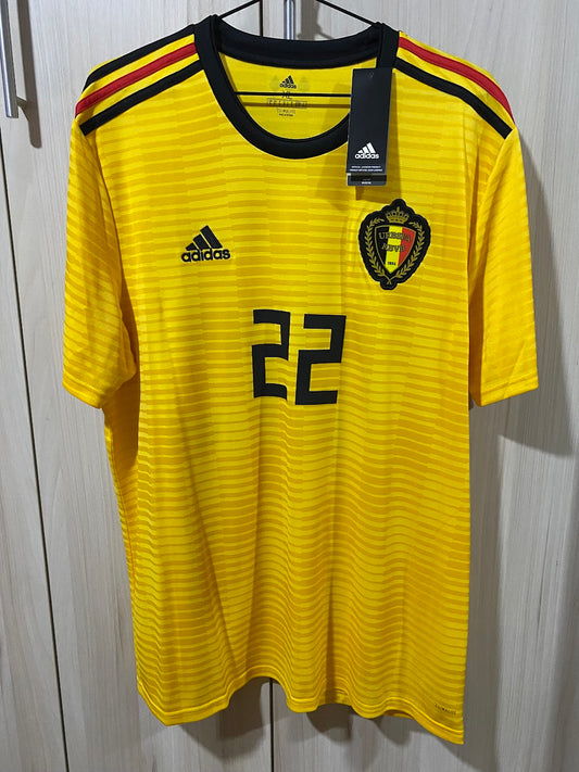 Camisa Bélgica Away 2018 - Personalizada Chadli - Tamanho GG (61x78 cm)