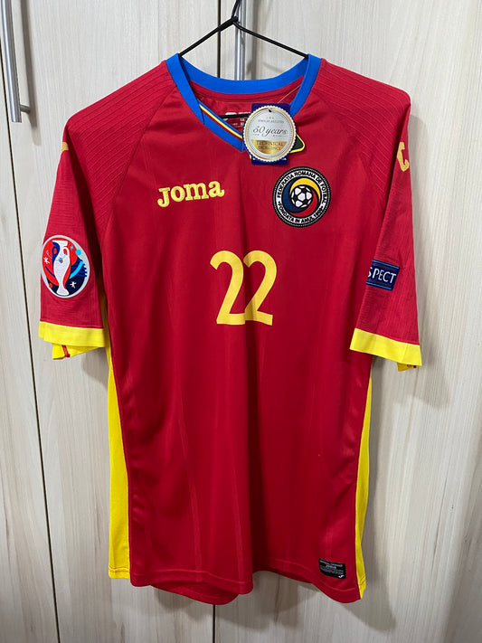 Camisa Romênia Away 2016 - Personalizada Săpunaru - Tamanho GG (54x76 cm)