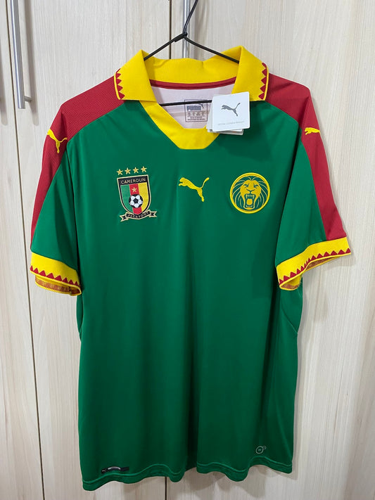 Camisa Camarões Home 2016 - Tamanho XL (58x78 cm)